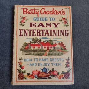 1959 Betty Crocker Vintage Spiral Cookbook 50s Cottagecore Cabin Kitchen Book